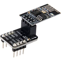 ESP8266 ESP-01S WiFi Serielles Transceiver-Modul mit 4 MB Flash, ESP-01 Breakout Board Breadboard-Adapter