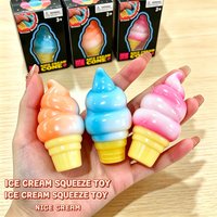 New Schylling Needoh Ice Cream Sensory Fidget Cube Stress Relief Squishy Cube Anti-Anxiety Squeeze Toy For Focus ADHD Population