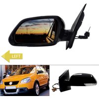 For 2005-2009 VW Polo Mk4 9N3 Left Side Door Wing Mirror Manual Cable Black N/S