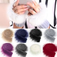 1.5M Soft Faux Fur Ribbon Tapes Trim Fabric Roll DIY Apparel Sewing Fluffy Trimming Home Decoration Sewing Costume Long Plush