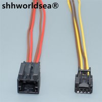 shhworldsea 4 Hole 8K0973754 8K0972994 1670988-1 Lamp Plastic Housing Cable Harness Socket Car Central Locking Connector