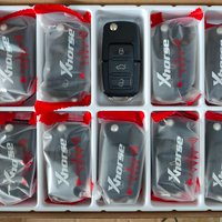 3PCS Xhorse XKB520EN B5 Second Generation Wire Remote Key, Supports Wireless Programming for VVDI VVDI2