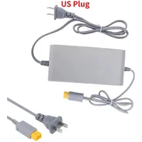 For Wii U WiiU Game Consol Adapter 100-240V Home Wall Power Supply AC Charger Adapter EU US Plug