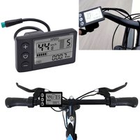 S866 Smart LCD Display Meter Electric Cycle 24/36/48V Control Panel with Waterproof Plug Lithium Battery ModificationAccessories