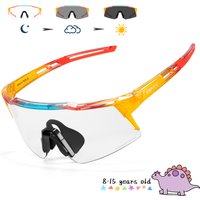 Kapvoe Teen Glasses Photochromic Sunglasses Sports Cycling Kids UV400 Boys Bike Glasses Outdoor Girl Bicycle Protection Glasses