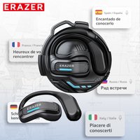 Słuchawki douszne ERAZER X8 AI Translator do gier, Bluetooth 5.4, bezprzewodowe słuchawki z niskim opóźnieniem, słuchawki do rozmów HD z mikrofonem, w