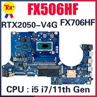 KEFU DA0NJJMBAG0 Mainboard For ASUS FX506HF TUF506HF FX706HF TUF706HF Laptop Motherboard i5 i7 11th Gen RTX2050-V4G 100% Test OK
