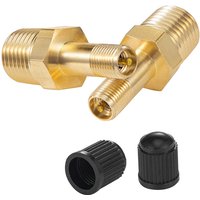 1/4 NPT 1/8 NPT Air Compressor Tanks Fill Valve Anti-Corrosion Brass Schrader Valve (M) Auto Tire Valve Core Inflator Connector