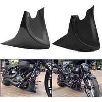 Motorcycle Universal Front Bottom Spoiler Mudguard Chin Fairing Cover Air Dam Bracket For Harley Honda Suzuki Yamaha BMW Indian
