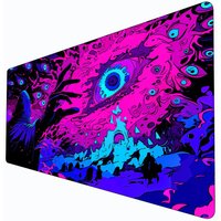 Mysterious Demon Eyes MTG Playmat Magic Card Battle Mat Non-Slip Durable 35X60CM Commander Playmat Board Game Mat for TCG