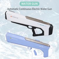 Mini Electric Automatic Water-Absorbing Water Gun with Modular Battery,Large-Capacity High-Pressure Water Spray Toy for Children