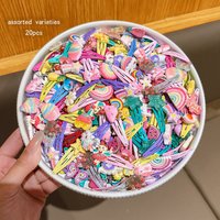 20 styles of random cartoon BB clip hair accessories suitable for daily use