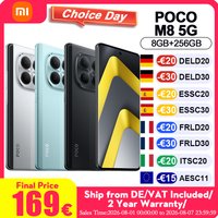 Global Version POCO M8 5G Mobile Phones 6.77' 120Hz Flow AMOLED Display 50MP AI Dual Camera System 45W Turbo Charging Snapdragon® 6 Gen 3