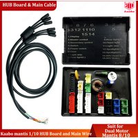 Official Kaabo Mantis 10 Dual Motor Version HUB Board Main Cable for Kaabo Mantis 10 Scooter Main Wire Black HUB Box Part