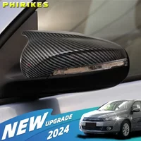 2PCS Carbon Look Side Wing Mirror Cover For VW For Volkswagen Golf 6 MK6 GTI GTD 2009-2013 Mirror Caps