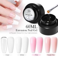 BORN PRETTY 60ml Gel d'extension d'ongle clair Gel UV acrylique tremper le cristal Extension rapide doigt Gel dur conseils d'ongle manucure