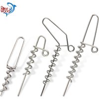 Rosewood Soft Bait Centering Pin Fishing Lure Spring Fixed Lock Multi-Depth Shallow Screw Needle Shad Tools Stainless Steel