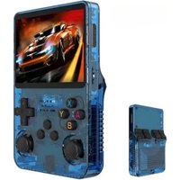 Retro przenośna konsola do gier wideo z ekranem IPS 3,5 cala, kieszonkowy odtwarzacz dla dzieci z oryginalnym systemem LINUX Arkos