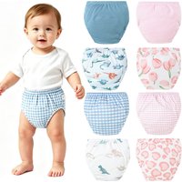 Baby Training Pants Cloth Diapers Toddler Pants Breathable Cotton Diapers Washable Boys Girls Cloth Diapers Reusable Nappies