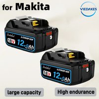 🎖️100% Original 18V 12000mAh Rechargeable Battery for makita 18V battery, Specially tailored batteries for Makita 18v tool
