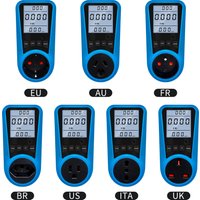 Digital Power Meter Wattmeter Socket Wattage Kwh Electric Consumption Meter EU US Outlet Energy Analyzer Current Voltage Tester
