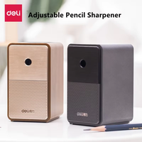 DELI Adjustable Pencil Sharpener with Long Lasting Blade Rotary Table Sharpeners Machine Stationery