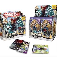 KAYOU Marvel Hero Duel Competitive Edition 4 Collectible Cards Venom Black Widow Thor Loki UR CR SGR Rare Cards Kids Gift