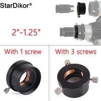 StarDikor 2 to 1.25 Inch Eyepiece Adapter Telescope Astronomy 50.8mm to 31.7mm Metal Adapter For Binoculars Monocular