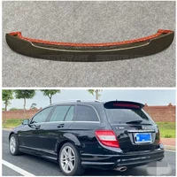 For Mercedes Benz W204 C200 C300 C63 Estate / Wagon 2010-2014 Glossy Black Rear Car Spoiler Wings Car Tuning Accessories Part