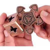 Magic Metal Brain Teaser Puzzles Educational Toys for Kids Children Teens IQ Logic Test Disentanglement Mind Challenge