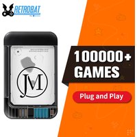 JMachen Hyper Base RB 500G/2T Portable Retrobat External Game HDD 100000+Games For PS2/PS1/Wii/PSP/N64/SS For Laptop/PC/Windows