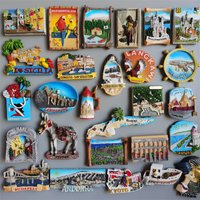Fridge magnet New Orleans Rep.Dom Finland Pompei Italy Iceland Spain Thailand Cyprus Budapest Andorra Egypt Magnetic Stickers