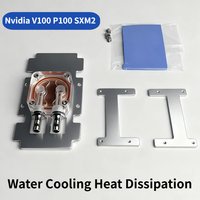 Cooler Cooling Block Purple Copper Water-cooled GPU Heat Dissipation Water Cooler Radiator -Nvidia Tesla V100 P100 A100-32G SXM2