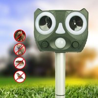 SJZ-119 Eco-friendly Outdoor Waterproof Patent Solar Energy Animal Repellent Ultrasonic Monkey Bird Repellent Dog Repeller