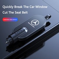 Mercedes Benz 2 in1 Car Emergency Hammer Window Breaker SeatBelt Cutter Auto Window Escape Safety Hammer Life-saving Rescue Tool