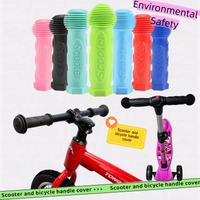 New Non-Slip Rubber Grip Handle Bike Handlebar Grips Cover Anti-skid Bicycle Tricycle Skateboard Scooter For Kids Child Scooters
