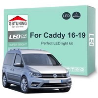 11Pcs Canbus LED Interior Light Bulb Kit For VW Volkswagen Caddy IV MK4 2016 2017 2018 2019 Car Indoor Reading Dome Trunk Lamp