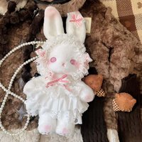 Kawaii Bunny Bag Princess Lolita Shoulder Bag Long-eared Rabbit Sweet Crossbody Bags