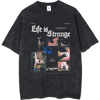 Life Is Strange Cotton T-shirt Short Sleeve Custom Man T-shirts Mens Tshirt Hip Hop Streetwear New Arrival Male Clothes