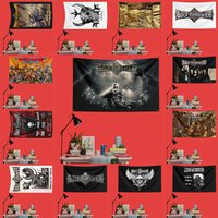 Bolt Thrower Death Metal Flag 3x5 FT 90x150cm Polyester Decorative Banner Tapestry For Music Fans Bedroom Wall Decoration