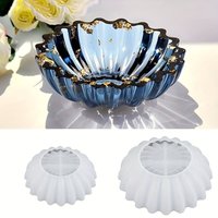 Creative Lace Bowl Storage Box Silicone Mold Reusable DIY Plaster Mold 3D Handmade Resin Mold Home Decor