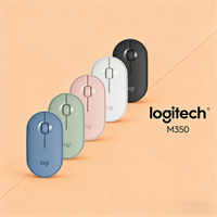 Logitech M350 Pebble Mouse, Slim Pocket-Sized, Bluetooth+USB Portable for Gaming & Desktop