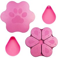 DIY Craft Diamond Painting Trays with Lid Embroidery Cat Paw Dot Drill Plate Rhinestone Organizer Beading Plates