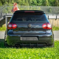 Maxton Style Spoiler Cap For VW Golf V MK5 GTI/R32 2005-2009 Hatchback Rear Splitter Spoiler Roof Wing Painted Gloss ABS UV Coat