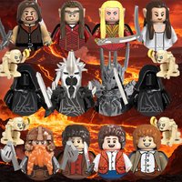 Lord of the Rings Sauron Elrond Toys Gifts For Bricks Mini Action Figures Building Blocks Minifigures For Gifts Adults