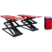 CE Certified 360° Rotating Scissor Lift Car Hoist Double Cylinder Hydraulic Drive for Garage Maintenance