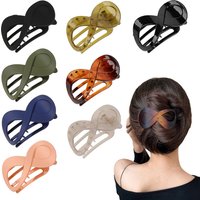 Trend PC Hair Clip Simple 8-shaped Infinity Styling Holder Shark Hair Claw Clip Hair Accessories For Women 2022 New Wholesale
