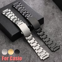 18mm Metal Watchband for Casio F-91W W-218 AE1200/1300 F84 F105/108/A158W/168 Ultra-thin Bracelets Belt Stainless Steel Strap