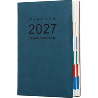 Portable A5 2027 Planner Book English Efficiency Manual A5 Agenda Schedule Book Notebook Business Planning