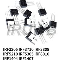 10PCS to220 IRF3205PBF IRF3205 TO-220 IRF3710 IRF3808 IRF5210 IRF5305 IRF8010 IRF1404 IRF1407